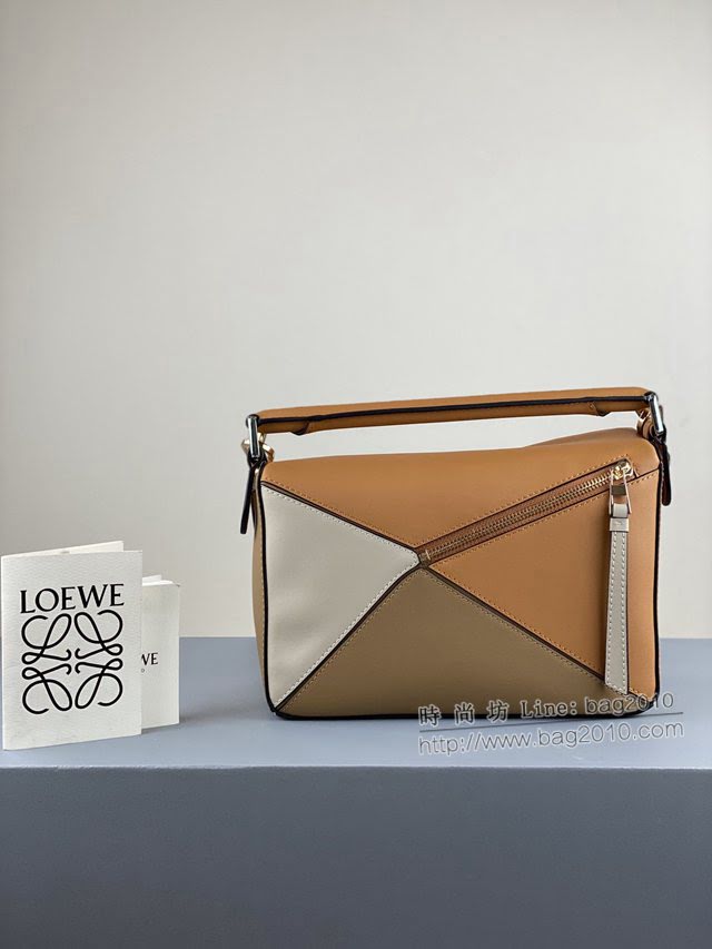 LOEWE包包 羅意威小號Puzzle拼接手提斜挎包 10172  tcl1278